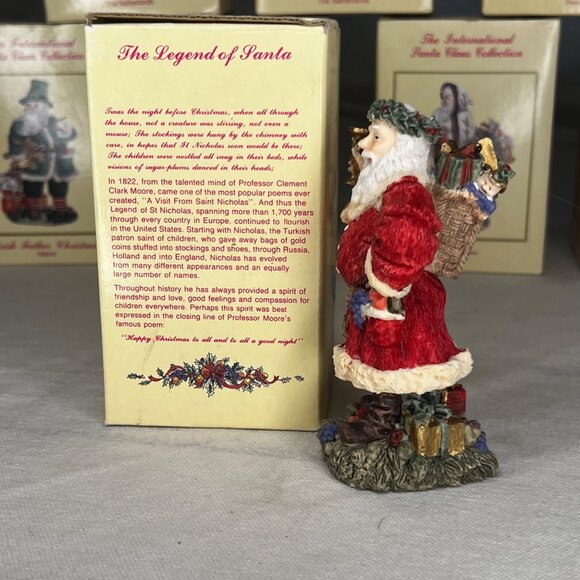 The International Santa Claus Collection Father Christmas England Figurine 1992 - Picture 3 of 11